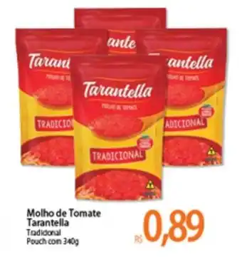 Atacadão Molho de Tomate Tarantella Tradicional 340g oferta