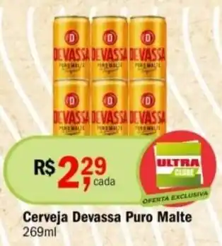 Ultrabox Cerveja Devassa Puro Malte 269ml oferta