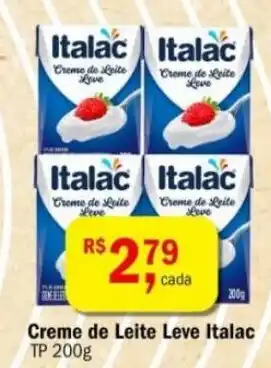 Creme de Leite Leve Italac TP 200g