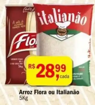 Arroz Flora ou Italianão 5Kg