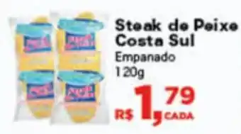 Supermercados Mateus Steak de Peixe Costa Sul 120g oferta