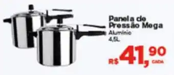 Supermercados Mateus Panela de Pressao Mega 4.5L oferta