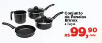 Conjunto de Panelas Brinox