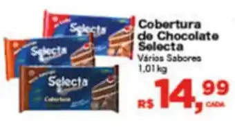 Supermercados Mateus Cobertura de Chocolate Selecta 1.01kg oferta
