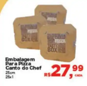 Supermercados Mateus Embalagem Para Pizza Canto do Chef 25cm 25x1 oferta