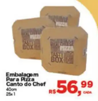 Supermercados Mateus Embalagem Para Pizza Canto do Chef 40cm 25x1 oferta