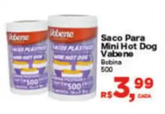 Saco Para Mini Hot Dog Vabene 500