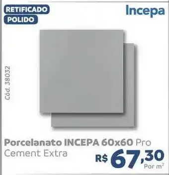 Tumkus Porcelanato Incepa 60x60 oferta