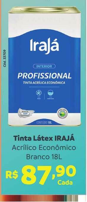 Tumkus Tinta Látex Irajá oferta