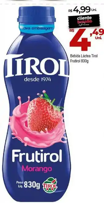 Bebita Láctea Tirol Frutirol 830g