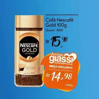 Giassi Supermercados Café Nescafé Gold 100g oferta