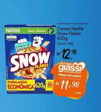 Giassi Supermercados Cereal Nestlé Snow Flakes 620g oferta