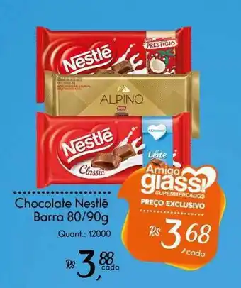 Giassi Supermercados Chocolate Nestlé Barra 80/90g oferta