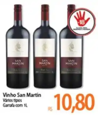 Atacadão Vinho San Martin 1L oferta