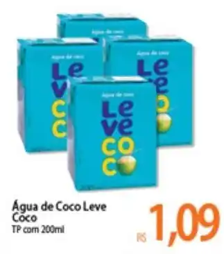 Atacadão Agua de coco Leve Coco 200ml oferta