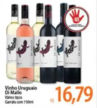 Atacadão Vinho Uruquaio Di Mallo 750ml oferta