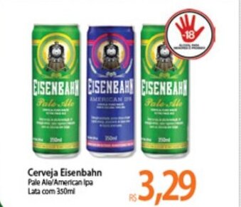 Atacadão Cerveja Eisenbahn 350ml oferta