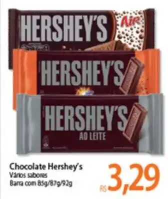 Atacadão Chocolate Hershey's 82g/87g/92g oferta