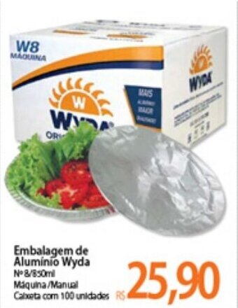 Atacadão Embalagem de Aluminio Wyda oferta