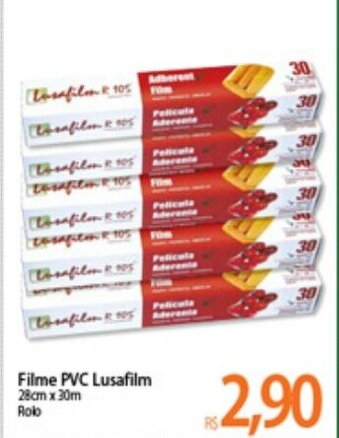 Atacadão Filme PVC Lusafilm oferta