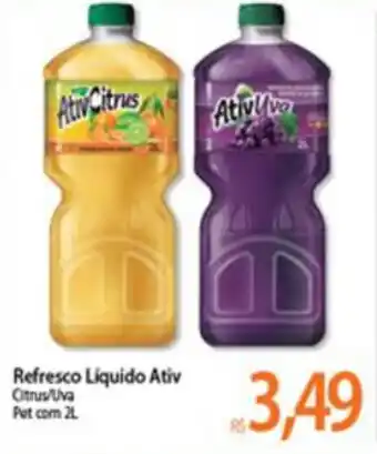 Atacadão Refresco Liquido Ativ 2L oferta