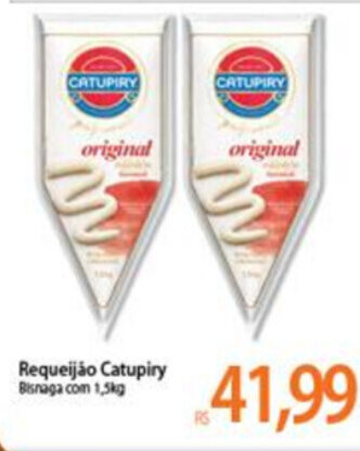 Atacadão Requeijao Catupiry 1.5kg oferta