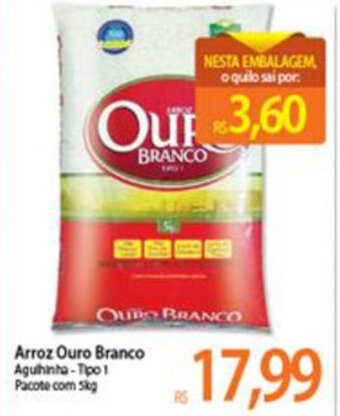 Atacadão Arroz Ouro Branco 5kg oferta