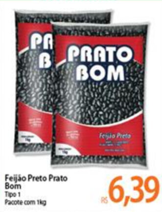 Atacadão Feijao Preto Prato Bom 1kg oferta