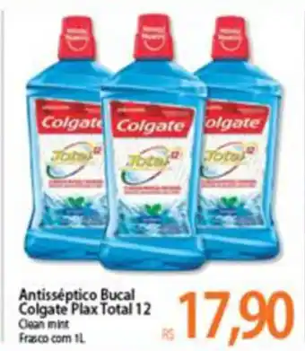 Atacadão Antisseptico Bucal Colgate Plax Total 12 1L oferta