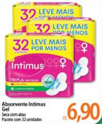 Atacadão Absorvente Intimus Gel oferta