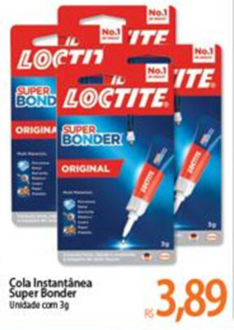 Atacadão Cola Instantanea Super Bonder 3g oferta