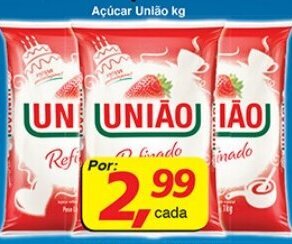 Supermercados Guanabara Acucar Uniao 1kg oferta
