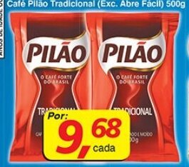 Supermercados Guanabara Cafe Pilao Traditional 500g oferta