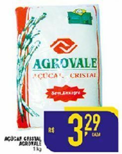 Mercantil Rodrigues Açúcar cristal agrovale kg oferta