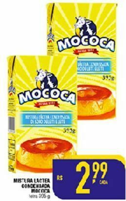 Mercantil Rodrigues Mistura láctea condensada mococa 395g oferta