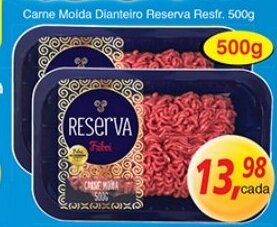 Carne Moida Dianteiro Reserva 500g