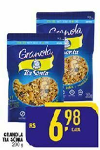 Mercantil Rodrigues Granola tia sônia 200g oferta