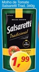 Supermercados Guanabara Molho de Tomate Salsaretti Tradicional 340g oferta