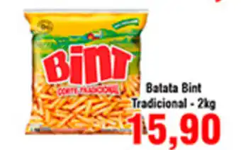 Shibata Supermercados Batata Bint 2kg oferta