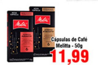 Shibata Supermercados Capsulas de Cafe Melitta 50g oferta