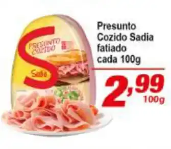 Ricoy Supermercados Presunto Cozido Sadia fatiado 100g oferta