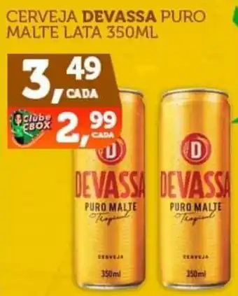 CERVEJA DEVASSA PURO MALTE LATA 350ML