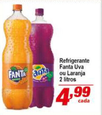 Ricoy Supermercados Refrigerante Fanta Uva ou Laranja 2L oferta