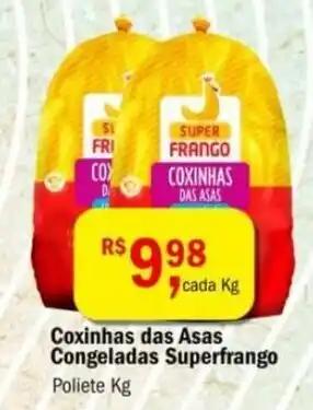 Coxinhas das Asas Congeladas Superfrango Poliete Kg