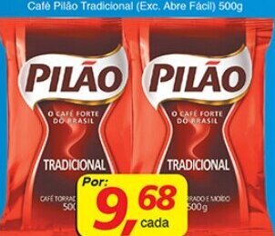 Supermercados Guanabara Cafe Pilao Tradicional 500g oferta