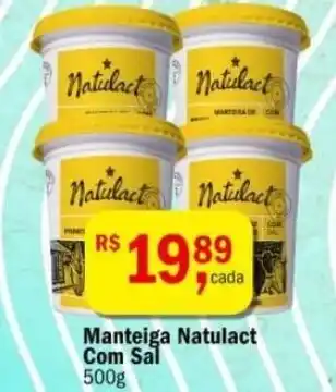Ultrabox Manteiga Natulact Com Sal 500g oferta