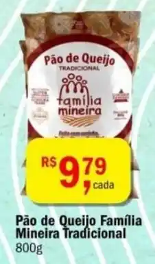 Ultrabox Pão de Queijo Família Mineira Tradicional 800g oferta