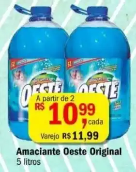 Amaciante Oeste Original 5 litros