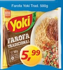 Supermercados Guanabara Farofa Yoki Trad. 500g oferta