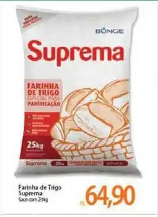 Atacadão Farinha De Trigo Suprema 25kg oferta